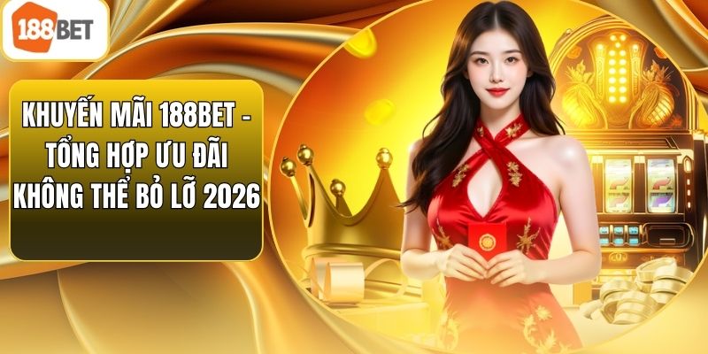 Khuyến Mãi 188bet – Tổng Hợp Ưu Đãi Không Thể Bỏ Lỡ 2026